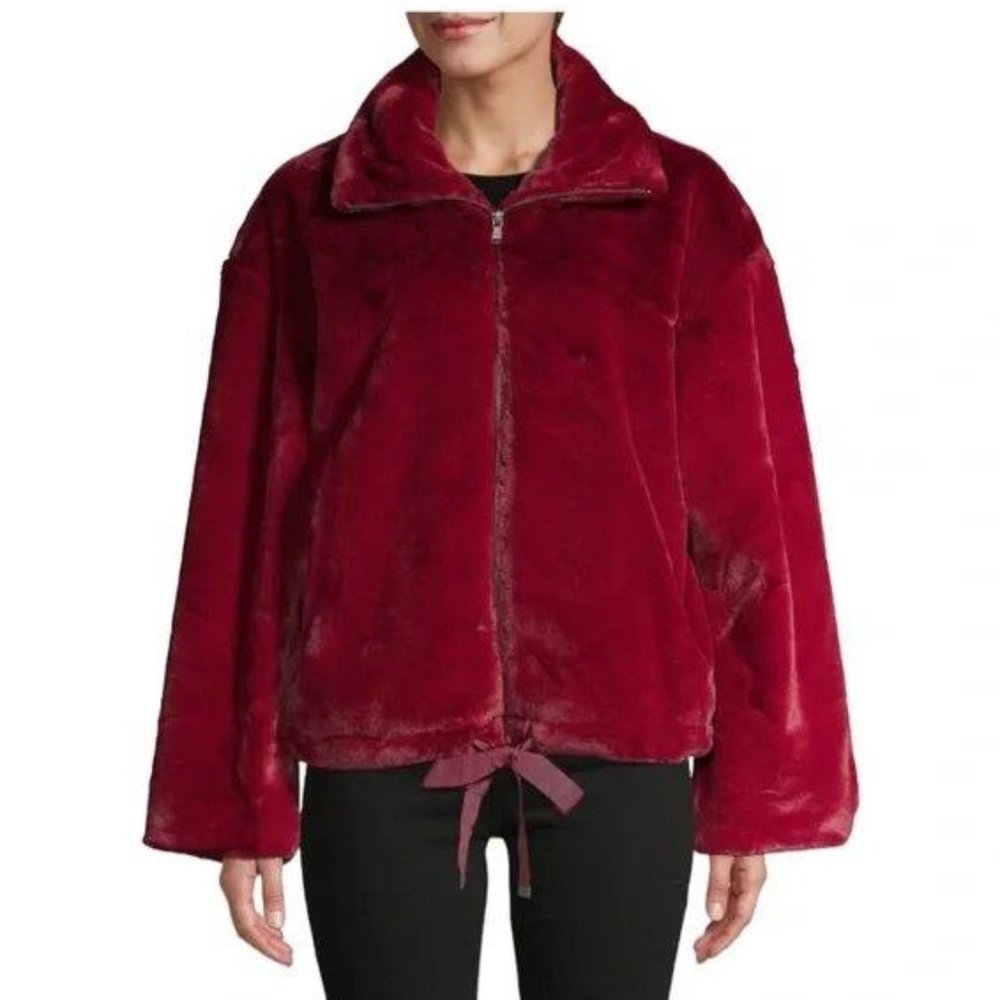 NWOT Rebecca Minkoff Faux Fur Brigit Jacket